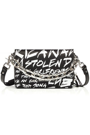 STOLEN GIRLFRIENDS CLUB LITTLE TROUBLE BAG - GRAFFITI - WILD ROSE