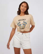 SILENT THEORY SPIRIT TEE - OAT - WILDROSE
