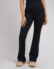 ALL ABOUT EVE ACTIVE FLARE LEGGING - BLACK - WILDROSE