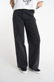 HUFFER BAGGY DEMIN JEAN - BLACK WASH - WILDROSE