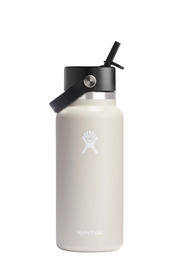 HYDRO FLASK WIDE MOUTH STRAW CAP 32OZ (946ML) - OAT - WILDROSE