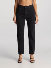 LEE HIGH MOMS - HOMME BLACK | WILDROSE