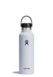 HYDRO FLASK STANDARD MOUTH 21OZ (621mL) - WHITE - WILD ROSE
