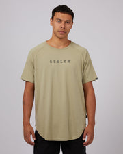 ST GOLIATH OVER RUN TEE - HERB - WILDROSE
