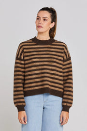 THING THING IGNITE JUMPER - CHOC & MOCHA - WILDROSE