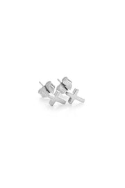 STOLEN GIRLFRIENDS CLUB - TINY STOLEN CROSS EARRINGS