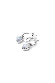 STOLEN GIRLFRIENDS LOVE ANCHOR EARRING - MOONSTONE