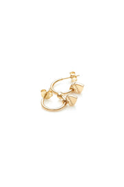 STOLEN GIRLFRIENDS CLUB STOLEN HEART ANCHOR SLEEPER - GOLD PLATED