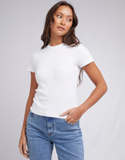 SILENT THEORY MARGO TEE - WHITE