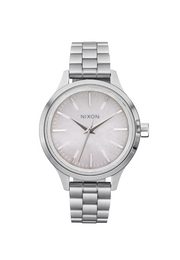 NIXON OPTIMIST WATCH - SILVER/ MOTHER OF PEARL - WILD ROSE