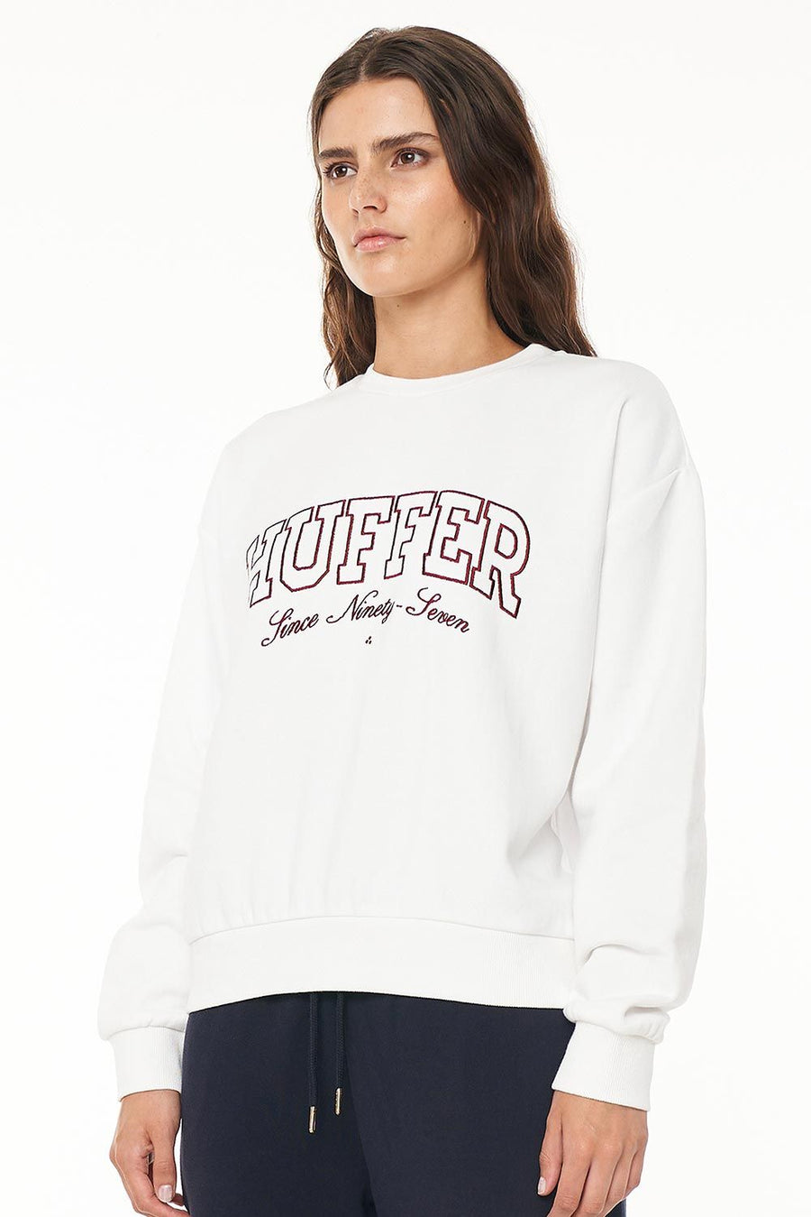 HUFFER SLOUCH CREW 350 | RINGS - ICE