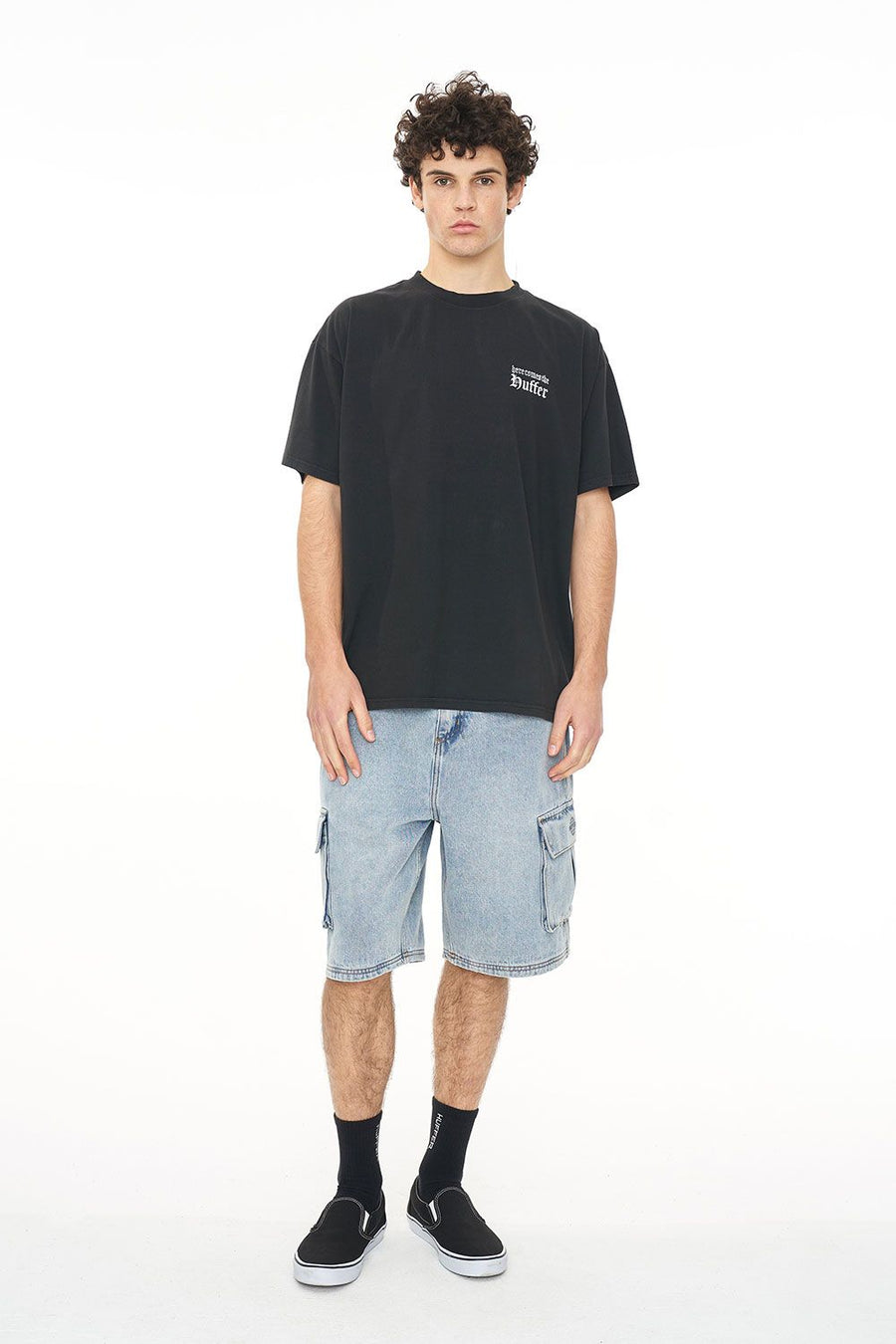 HUFFER BLOCK TEE 220/FUTURE - BASALT - WILDROSE