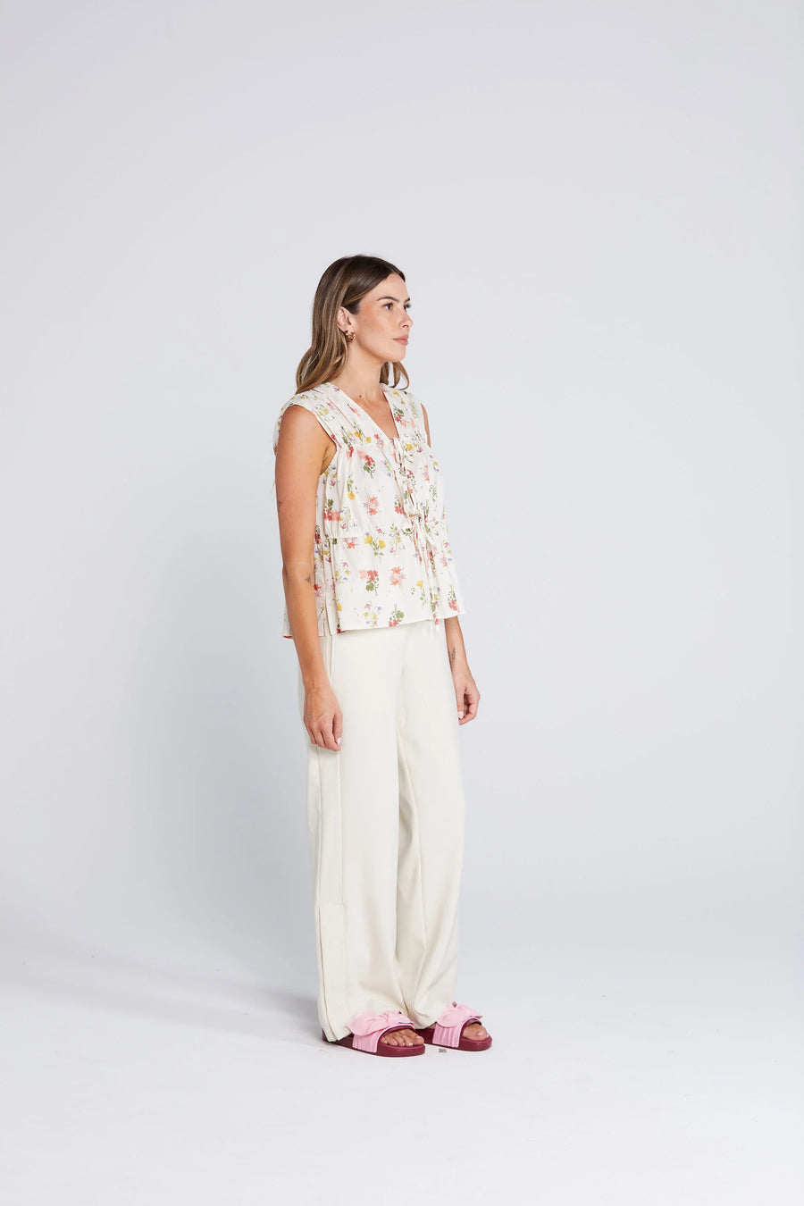 THING THING BELLE TIE TOP - SUMMER HEAVEN - WILDROSE