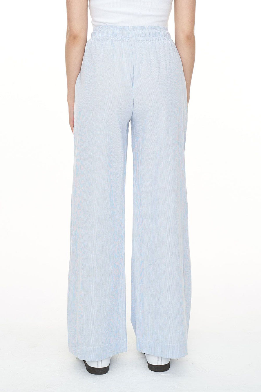 HUFFER CRUISE LOUNGE PANT - BLUE HAZE/CHALK - WILDROSE