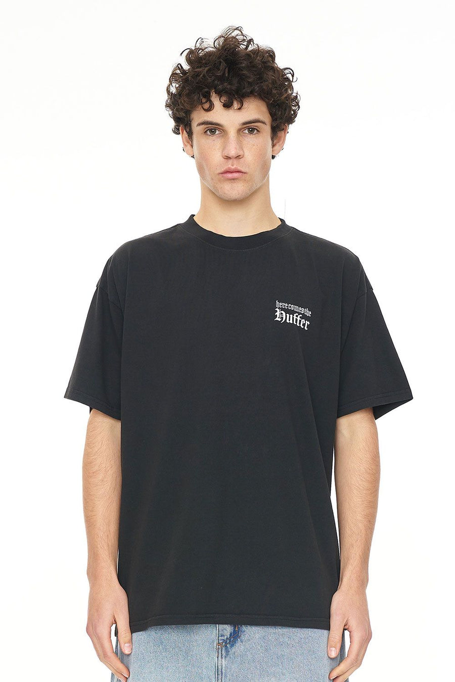 HUFFER BLOCK TEE 220/FUTURE - BASALT - WILDROSE