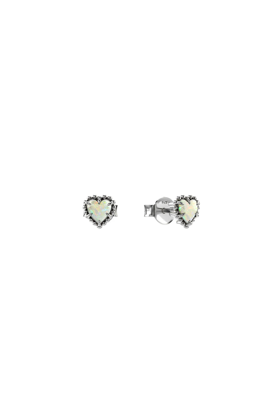 STOLEN GIRLFRIENDS CLUB DAHLIAS HEART EARRINGS - WILDROSE