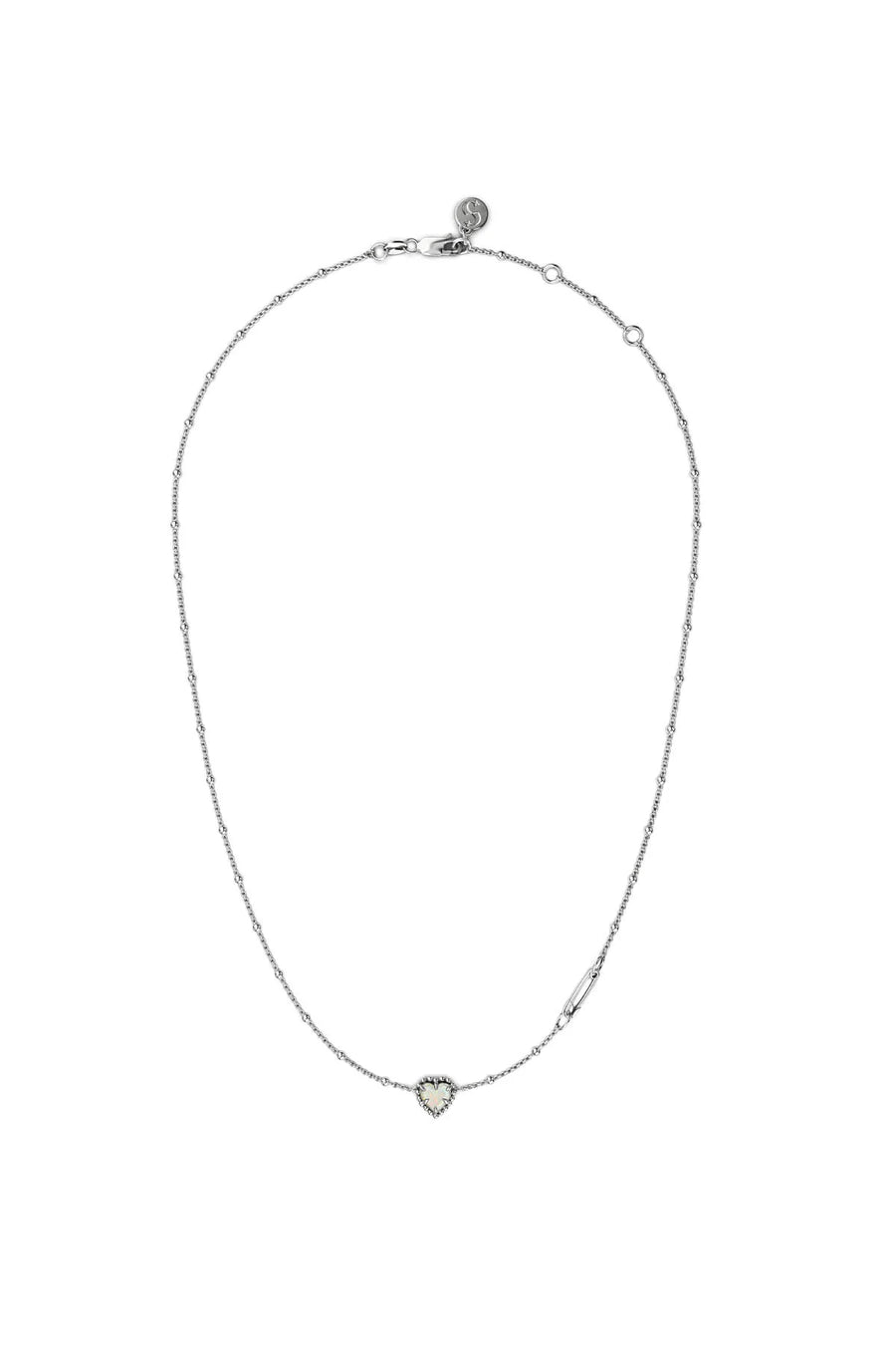 STOLEN GIRLFRIENDS CLUB DAHLIAS HEART NECKLACE - WILDROSE