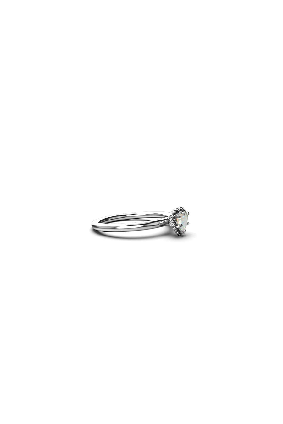 STOLEN GIRLFRIENDS CLUB DAHLIAS HEART RING - WILDROSE