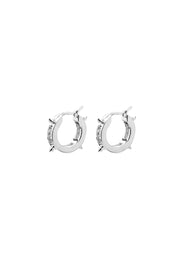 STOLEN GIRLFRIENDS CLUB PREIOUS PUNK HUGGIE EARRINGS - WILDROSE