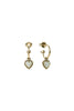 STOLEN GIRLFRIENDS CLUB DAHLIAS HEART ANCHOR SLEEPERS - GOLD - WILDROSE