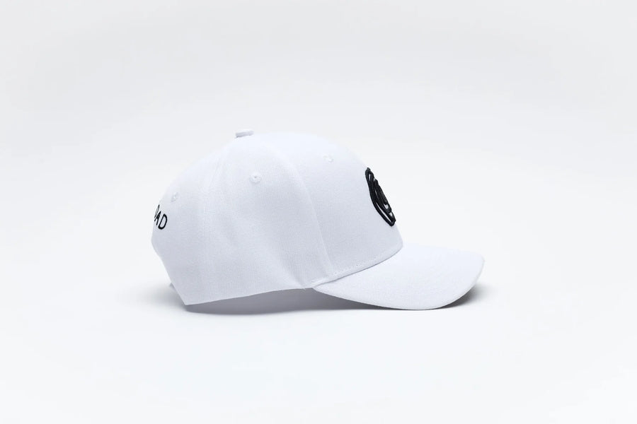 ROSE ROAD BASEBALL CAP - WHITE - WILDROSE