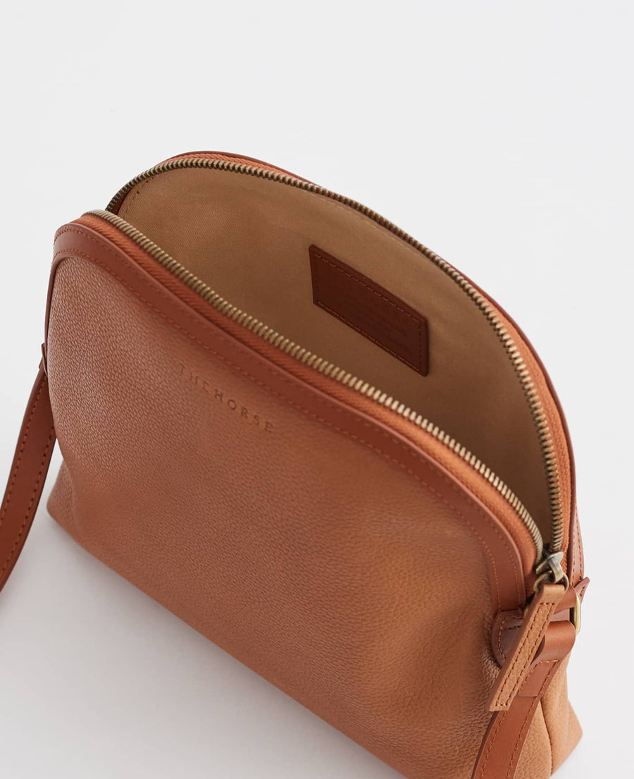 THE HORSE LARGE DOME BAG - TAN - WILD ROSE