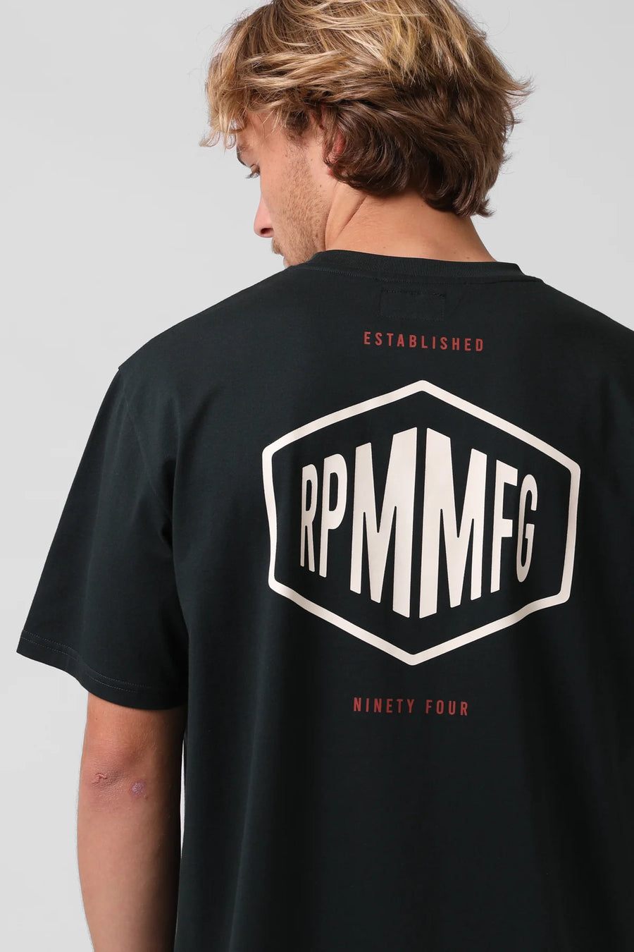 RPM DUBLIN TEE - CARBON - WILDROSE