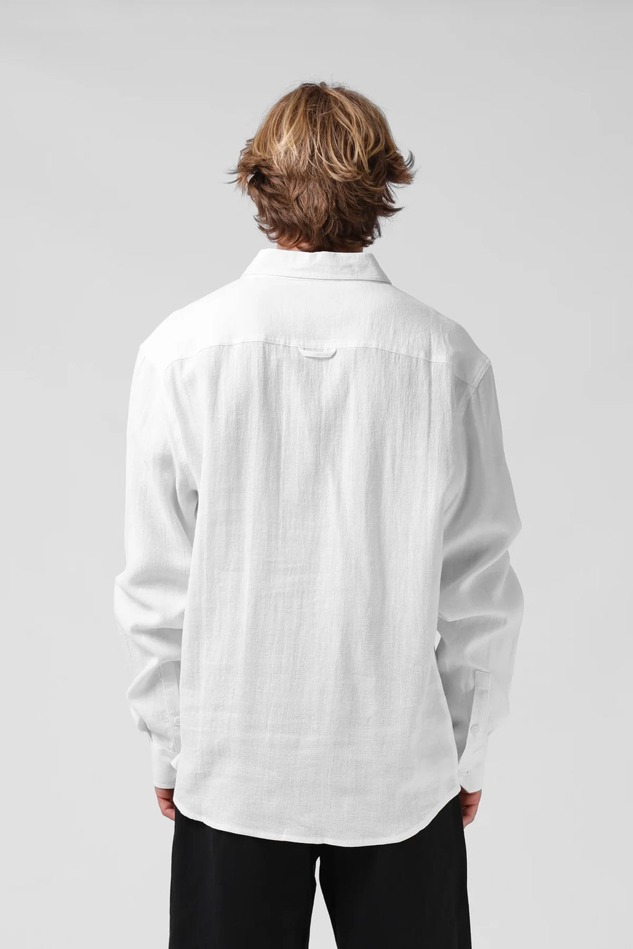 RPM BALLER L/S SHIRT - WHITE - WILDROSE