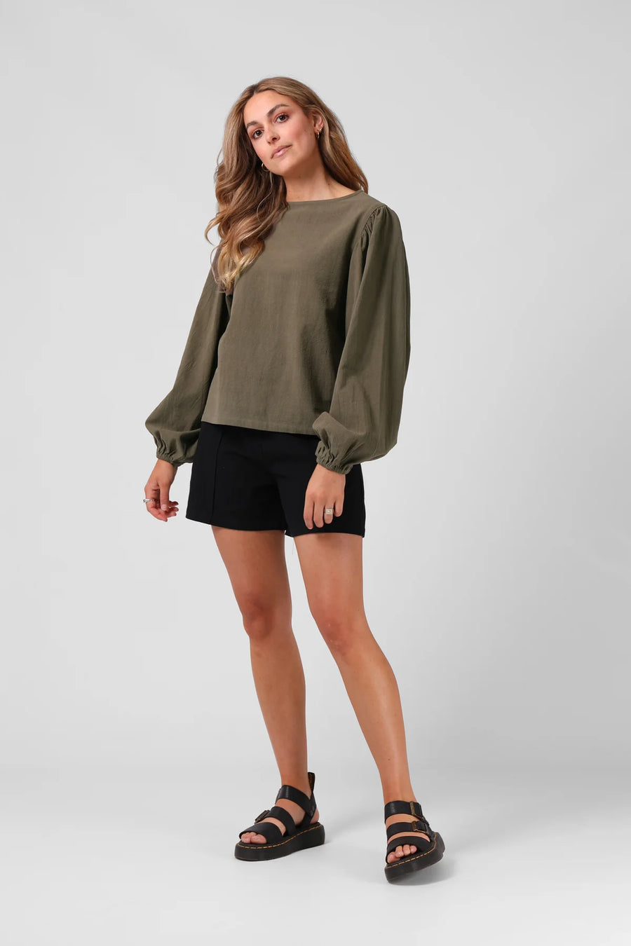 RPM LOLA TOP - KHAKI - WILDROSE