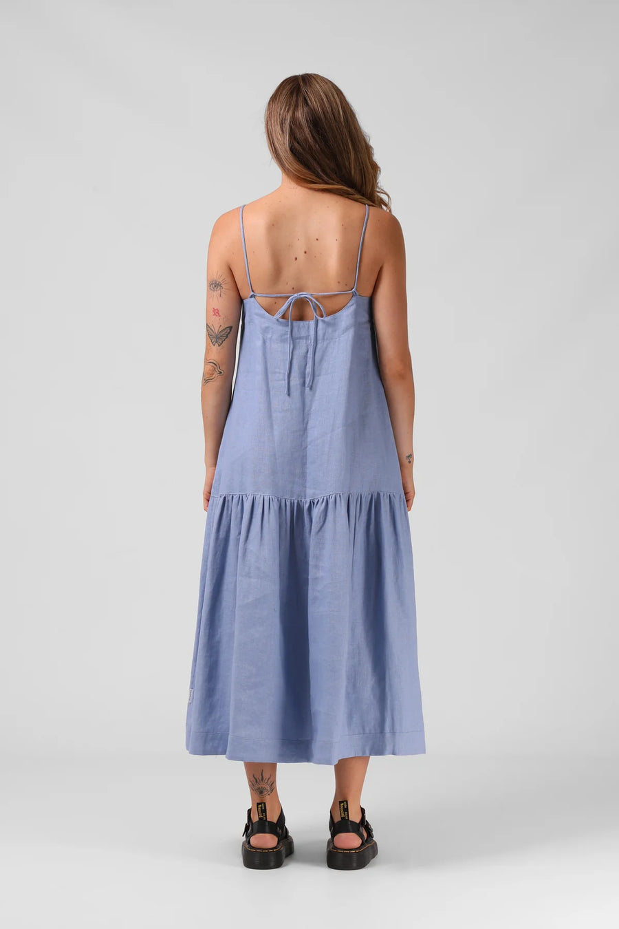 RPM ANTOINETTE DRESS - SKY BLUE - WILDROSE