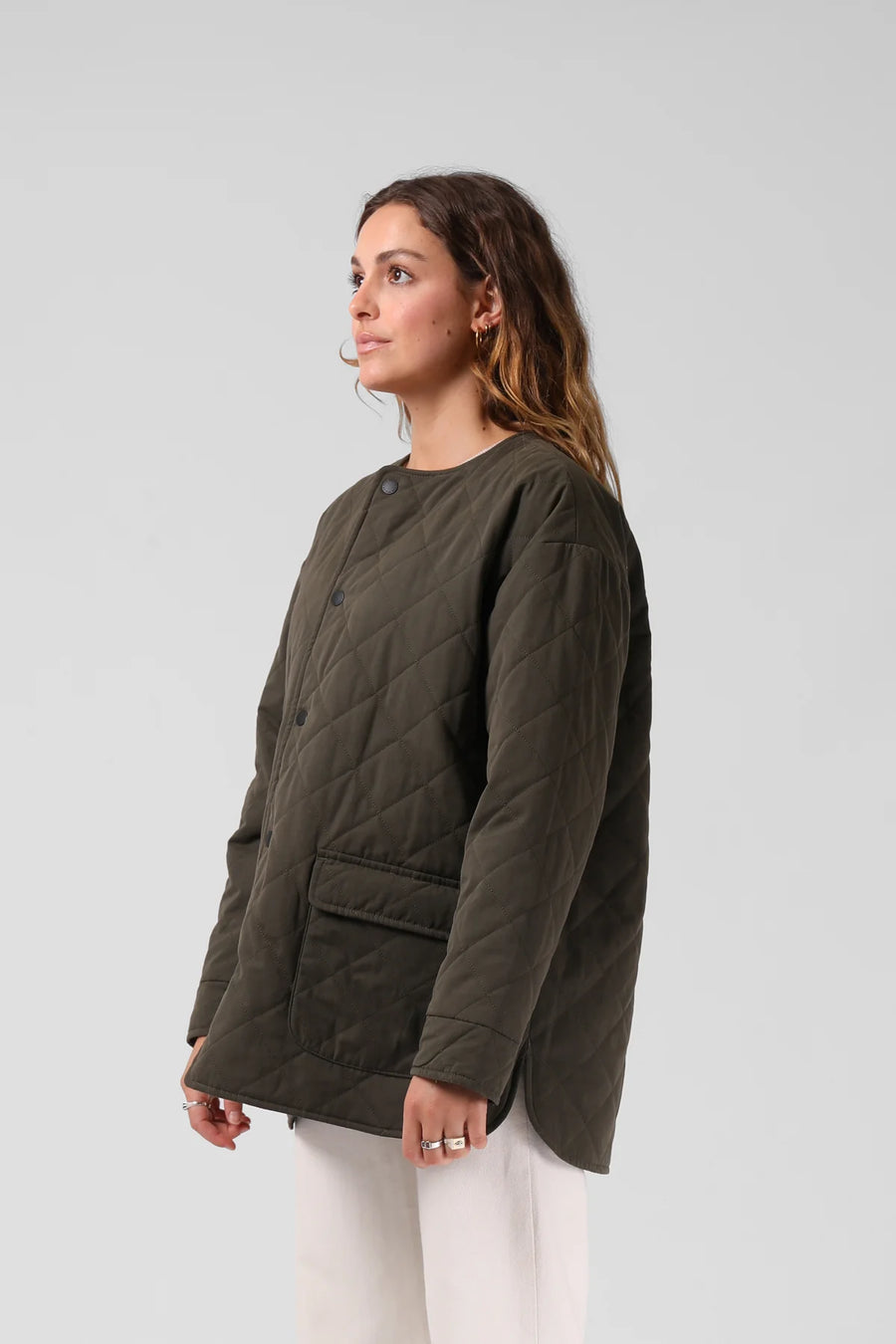 RPM QUILTED JACKET - FOREST - WILDROSE