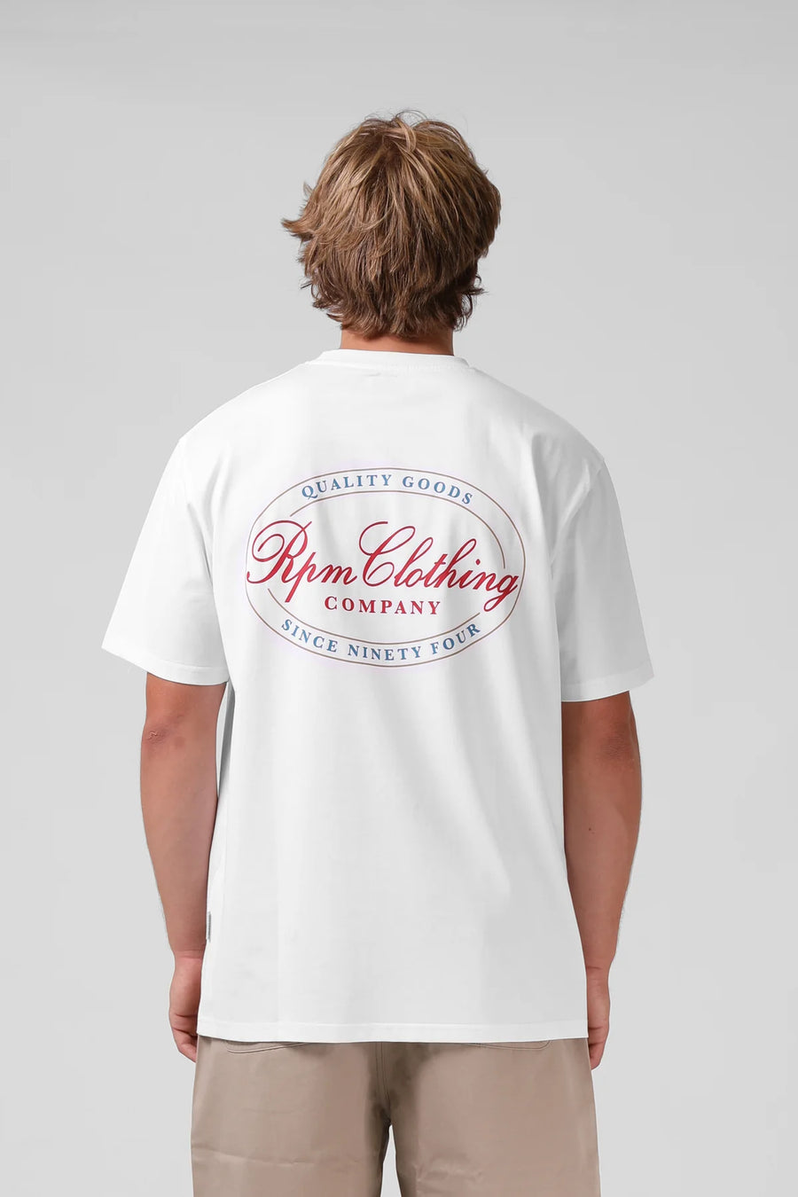 RPM STAMP TEE - WHITE - WILDROSE