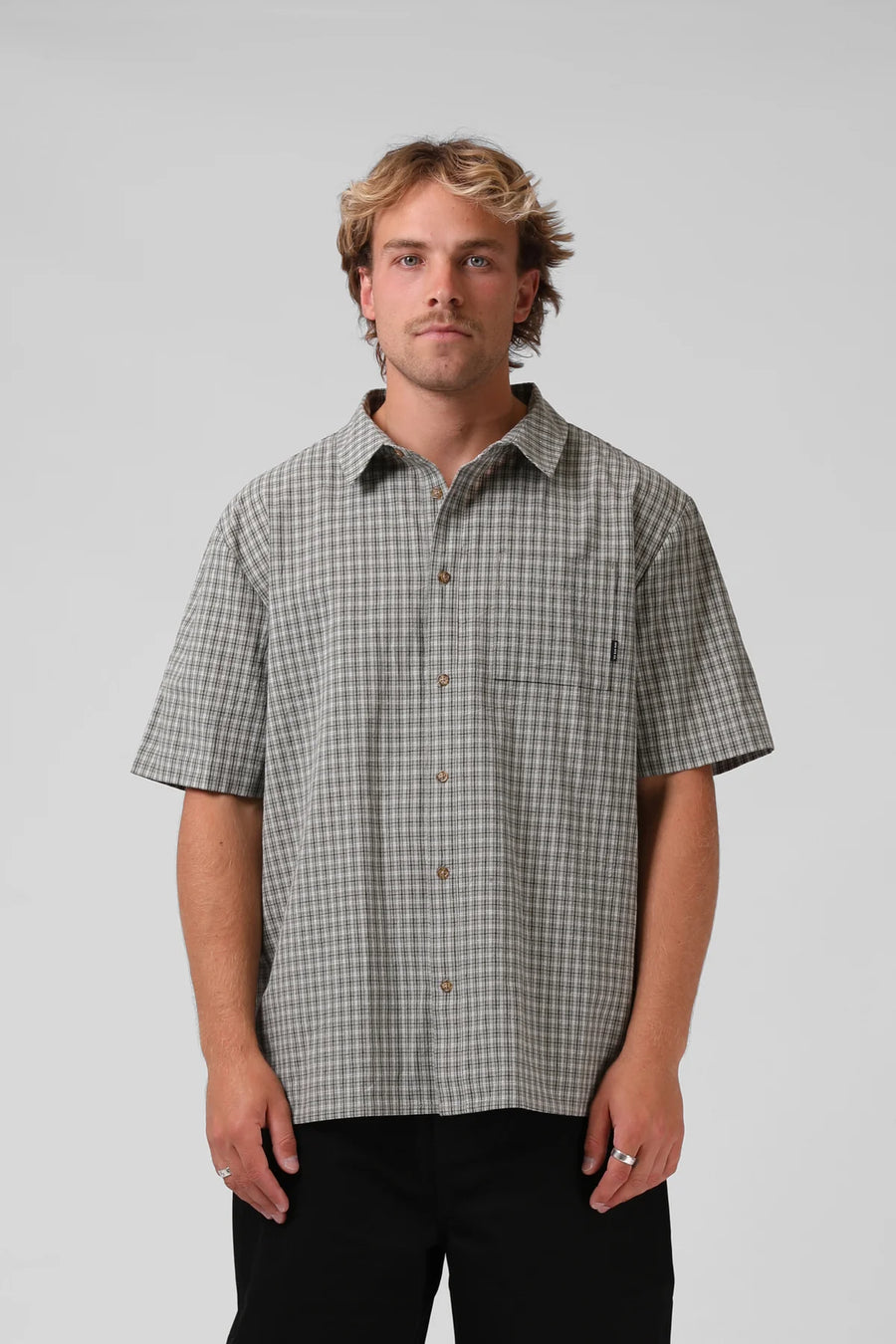 RPM TART-IN SS SHIRT - CONCRETE - WILDROSE