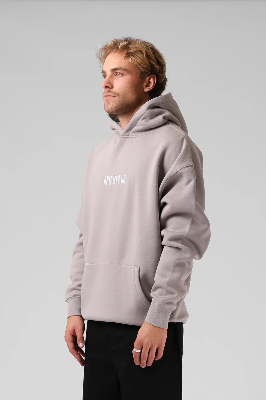 RPM EMB BOX HOOD - STONE - WILDROSE