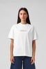 RPM EMB TEE WOMENS - WHITE - WILDROSE