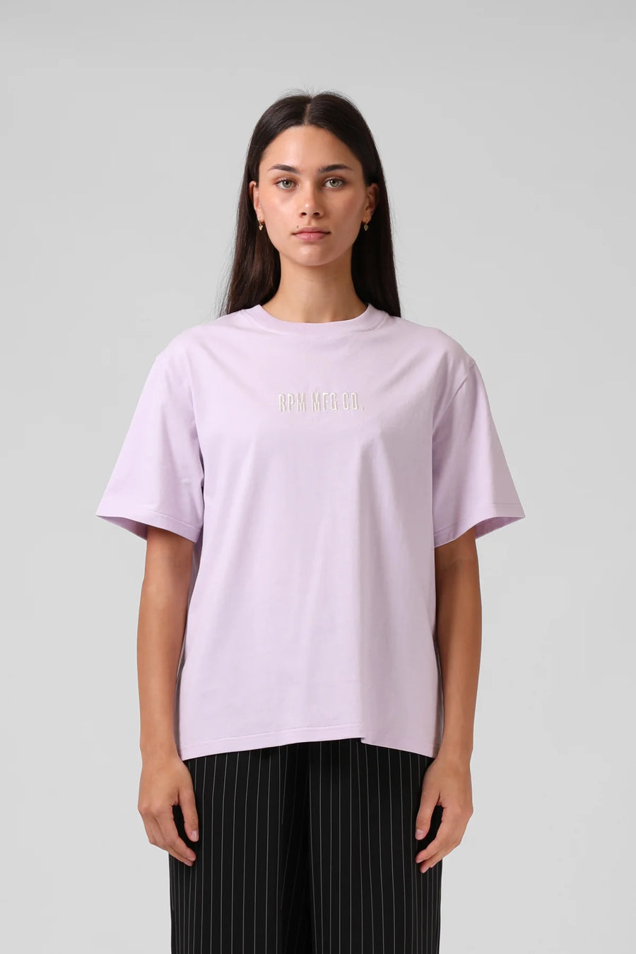 RPM EMB TEE  - ORCHID - WILDROSE
