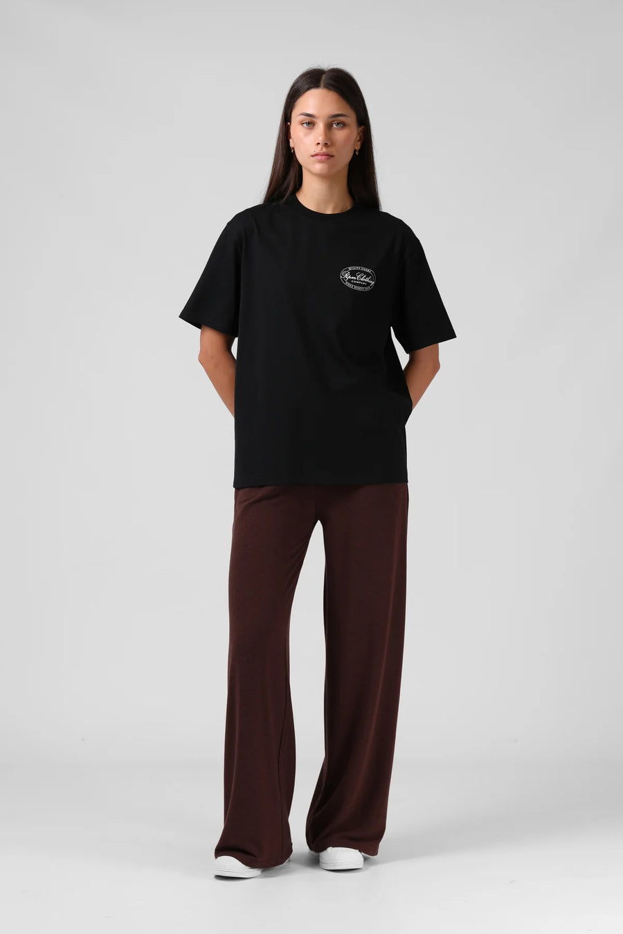 RPM STAMP TEE - BLACK - WILDROSE
