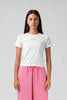 RPM RAGLAN BABY TEE - WHITE - WILDROSE