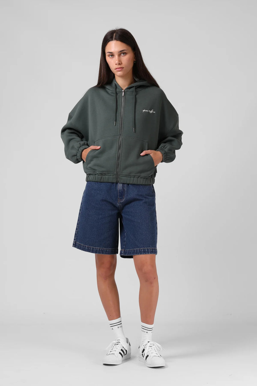 RPM ZIP THRU HOOD - BOTTLE - WILDROSE