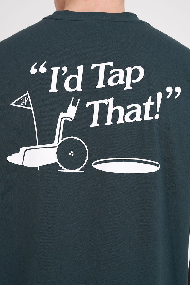 HUFFER SUP TEE 220/TAP THAT - GOLF GREEN - WILDROSE