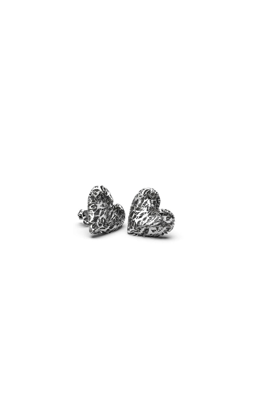 STOLEN GIRLFRIENDS CLUB DEATH METAL HEARTS EARRINGS - WILDROSE