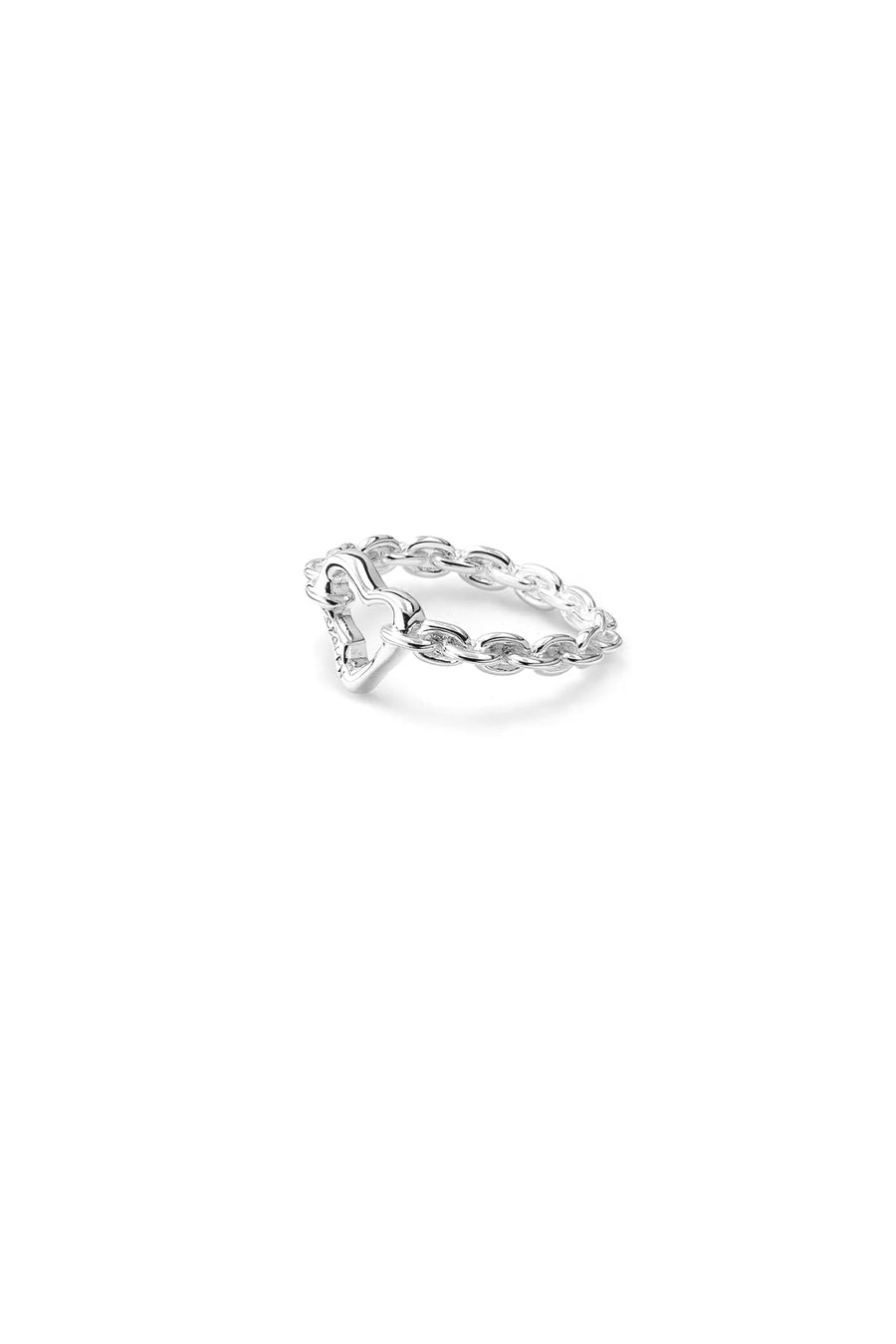 STOLEN GIRLFRIENDS CLUB MELTED HEART CHAIN RING - WILDROSE