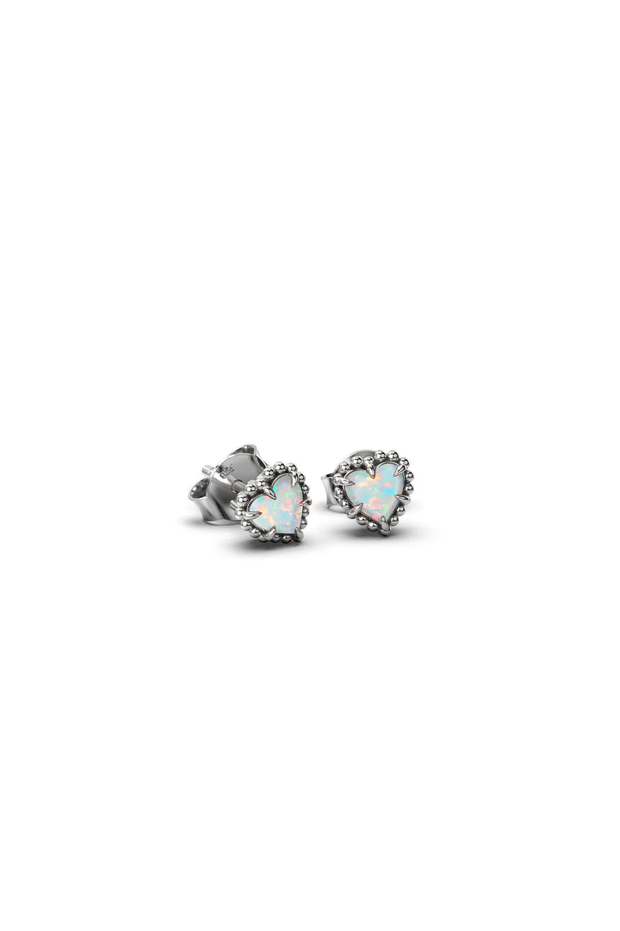 STOLEN GIRLFRIENDS CLUB DAHLIAS HEART EARRINGS - WILDROSE