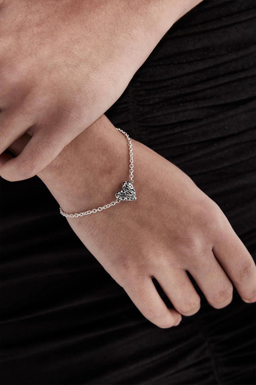 STOLEN GIRLFRIENDS CLUB DEATH METAL HEARTS BRACELET - WILDROSE