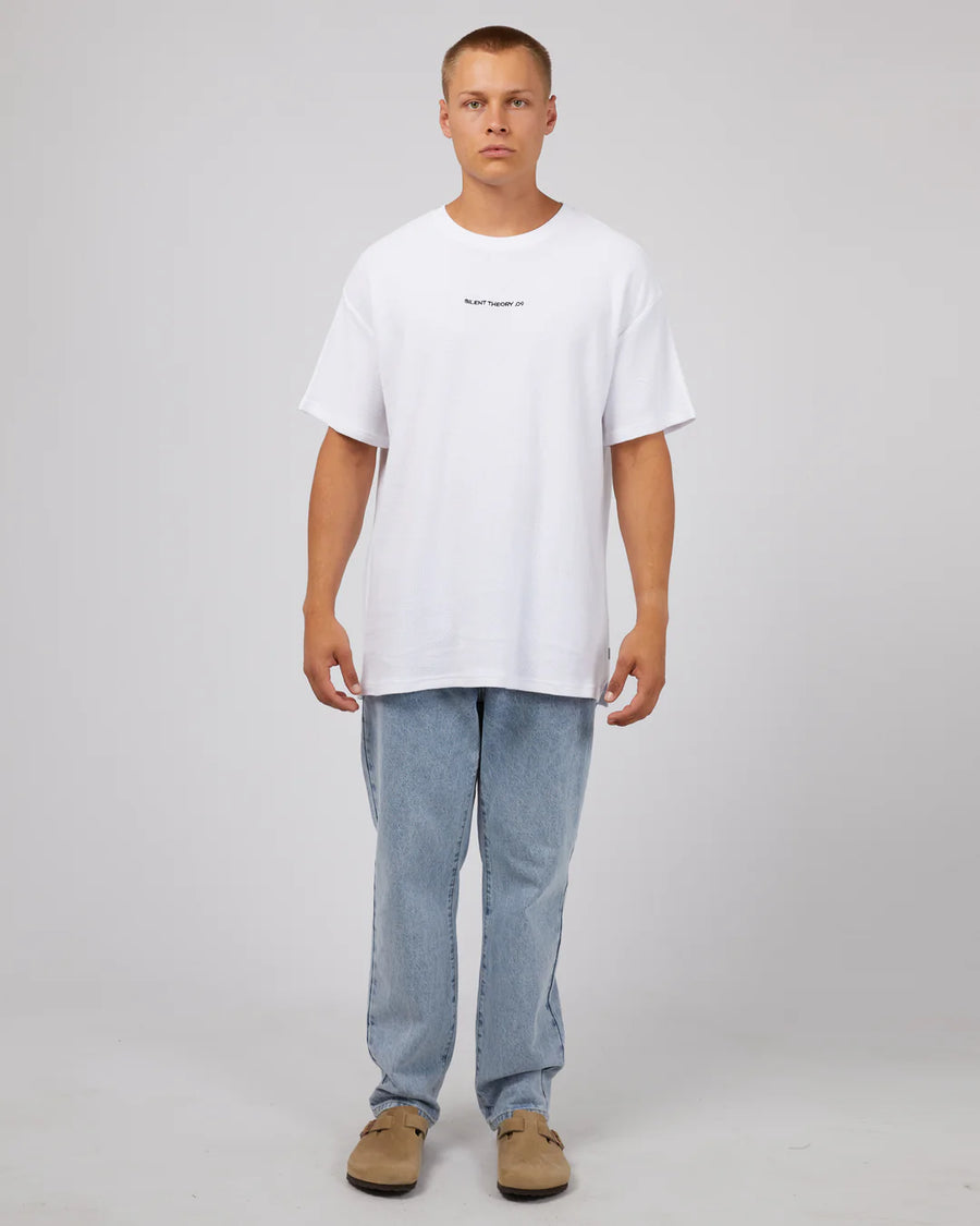 SILENT THEORY ALL DAY LOGO TEE - WHITE