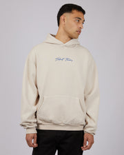 SILENT THEORY FAST LANE HOODIE STONE - WILDROSE