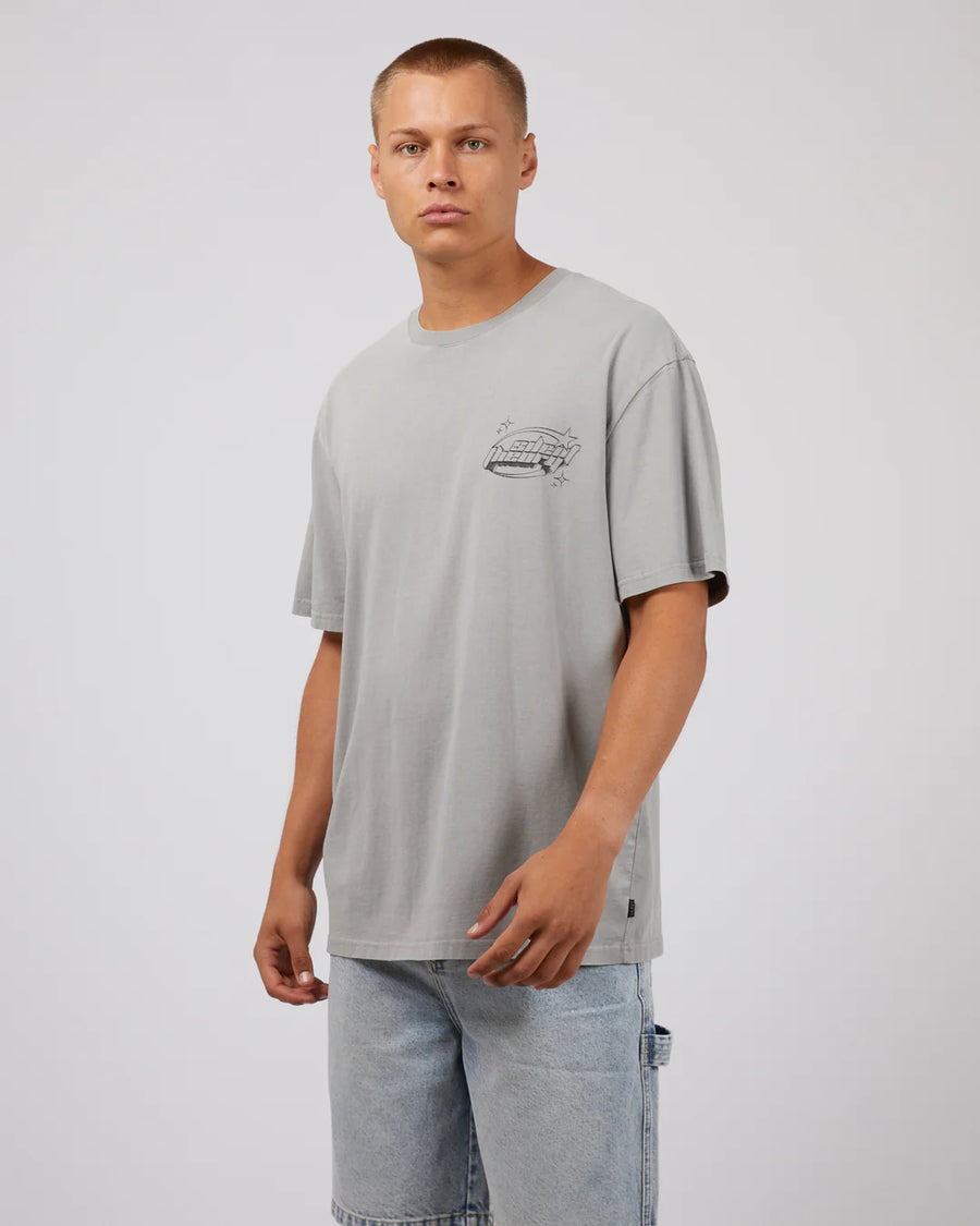 SILENT THEORY FLASH TEE - GREY - WILDROSE