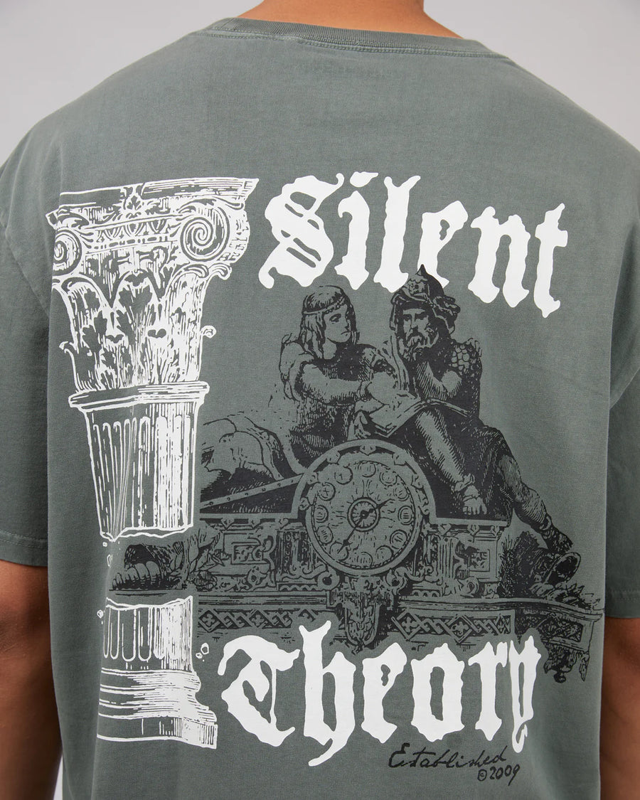 SILENT THEORY SUPERIOR TEE - GREEN - WILDROSE