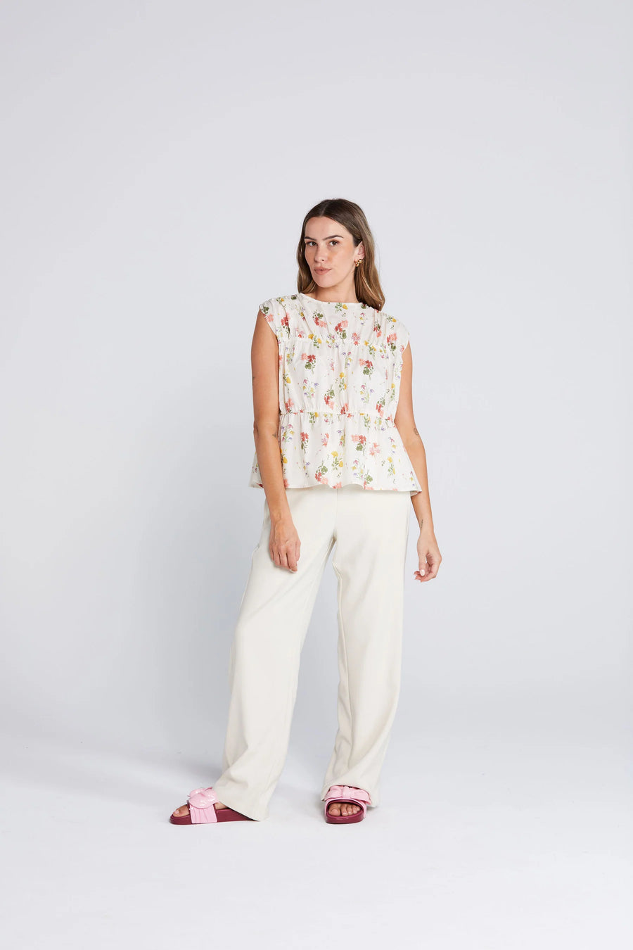 THING THING BELLE TIE TOP - SUMMER HEAVEN - WILDROSE