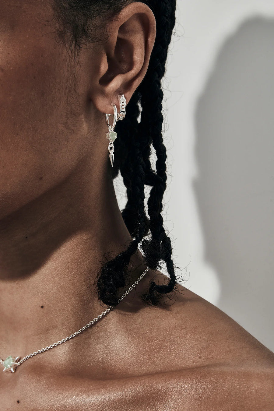STOLEN GIRLFRIENDS CLUB PREIOUS PUNK HUGGIE EARRINGS - WILDROSE